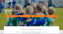 Desktop Screenshot of holdsport.dk
